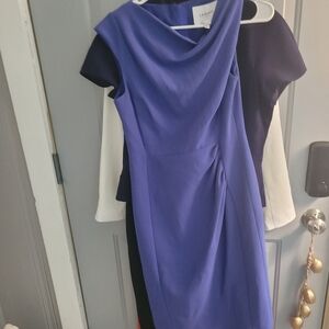 LK Bennet LONDON size 6 blue Preppy Dress